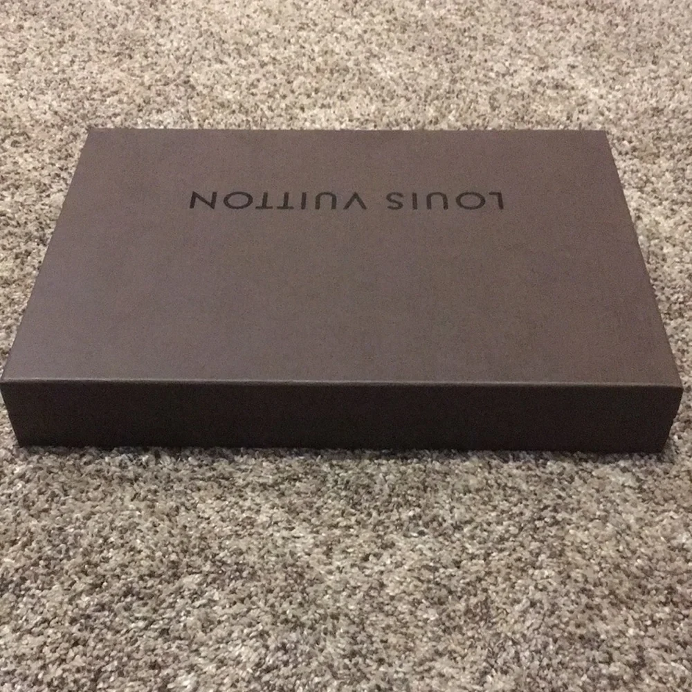 Authentic Louis Vuitton Brown Medium Box 15”x10”x2” Gift Box